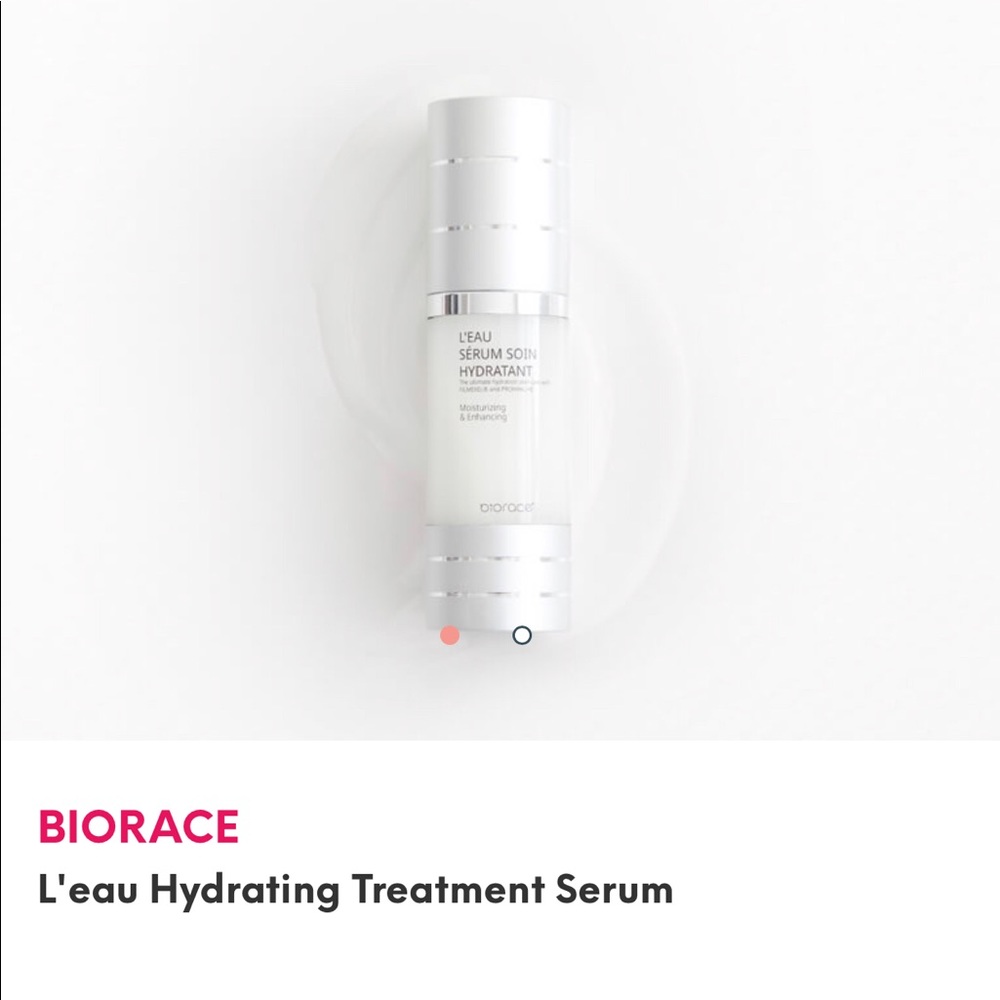 Biorace L’Eau Serum Soin Hydratant Moisturizing Skin Care New in Packaging